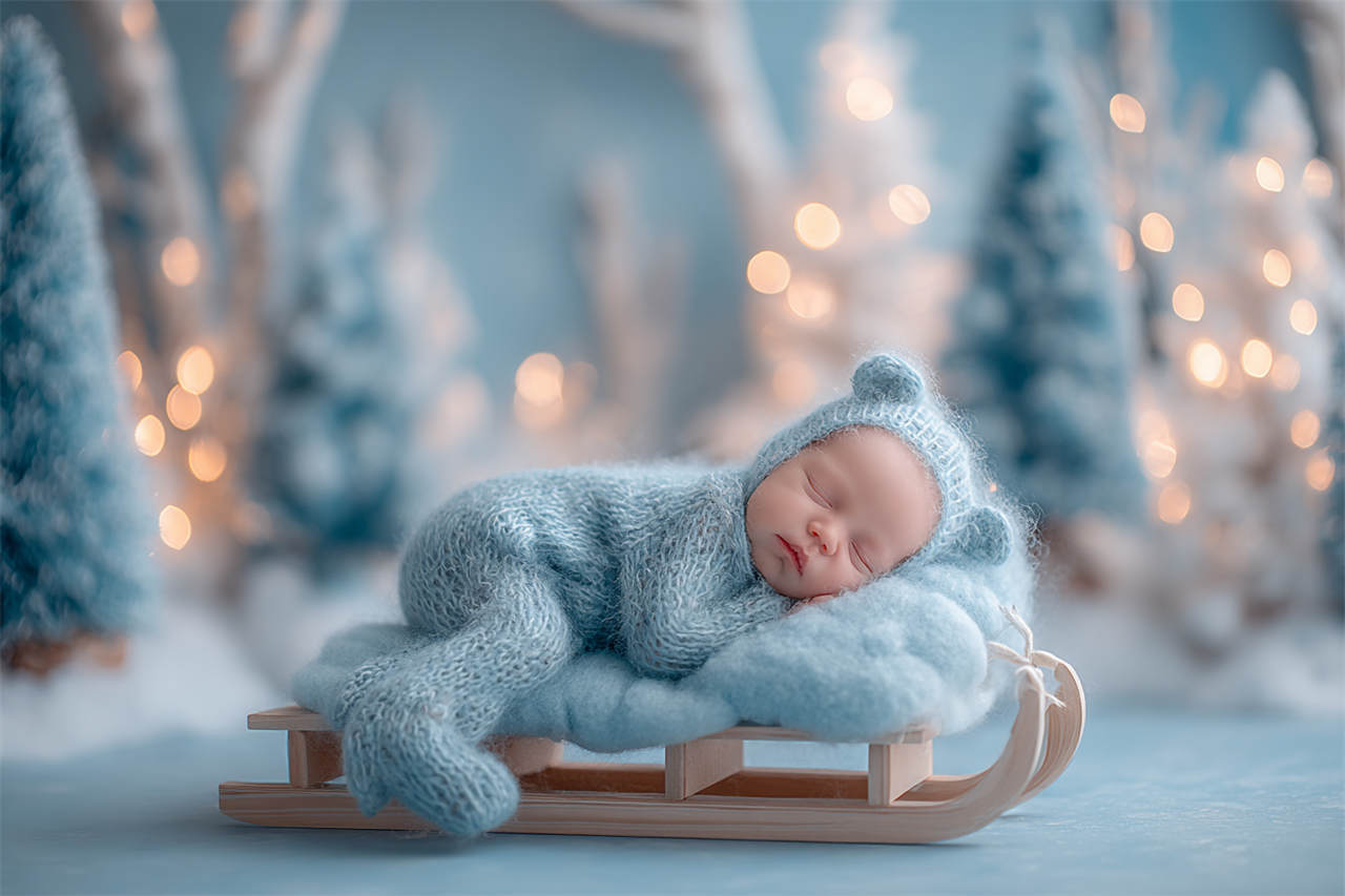Serene sleeping newborn portrait, Melbourne newborn photography