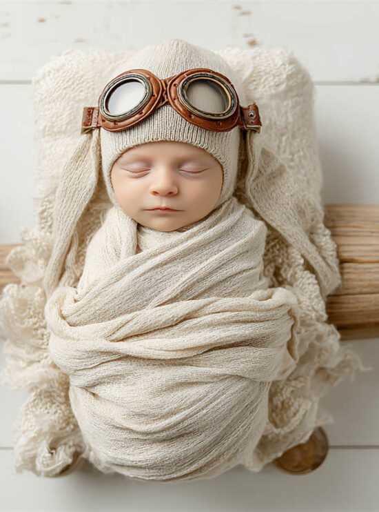 Gently posed newborn on a textured backdrop, Melbourne newborn & baby studio