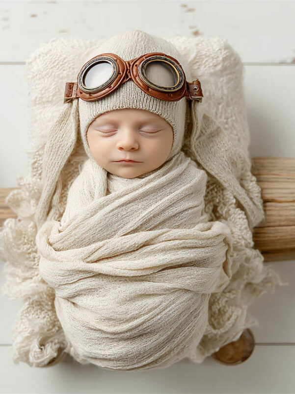 Gently posed newborn on a textured backdrop, Melbourne newborn & baby studio