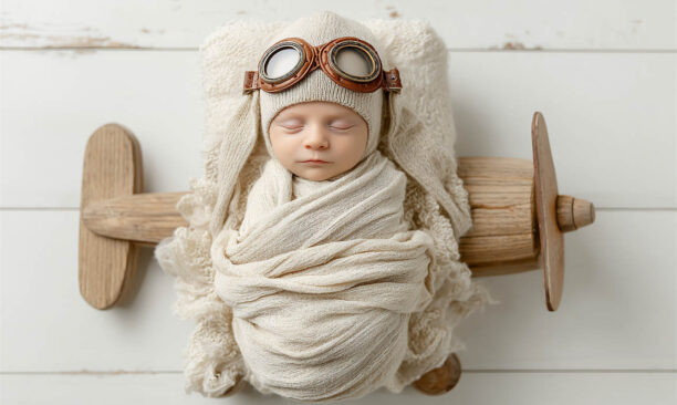 Gently posed newborn on a textured backdrop, Melbourne newborn & baby studio