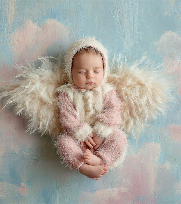 Beautiful newborn baby studio session, newborn photography Melbourne