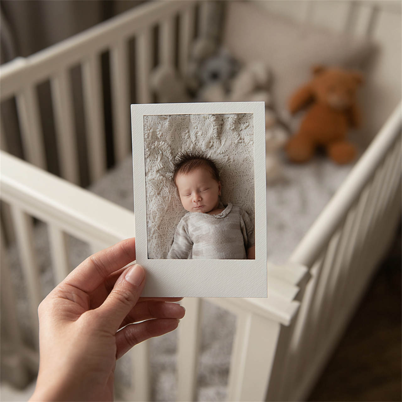Newborn cradled in soft fur and florals, Melbourne newborn photography