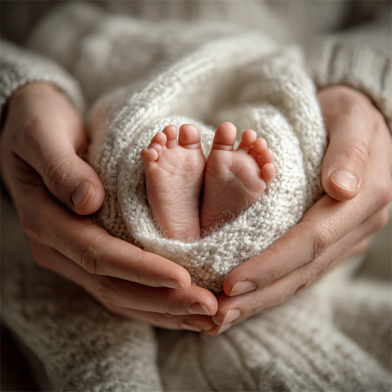 Newborn posed safely in warm neutral tones, Melbourne newborn and maternity photography