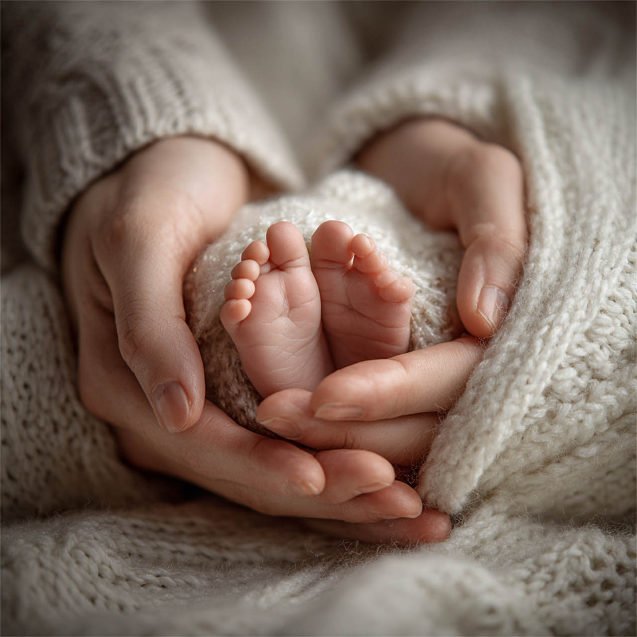 Baby settled snugly in a woven basket, Melbourne newborn photography