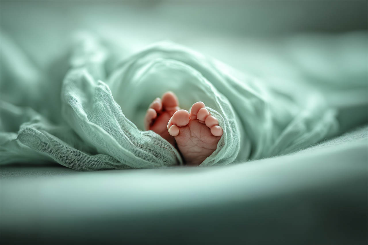 Baby settled snugly in a woven basket, Melbourne newborn & baby studio