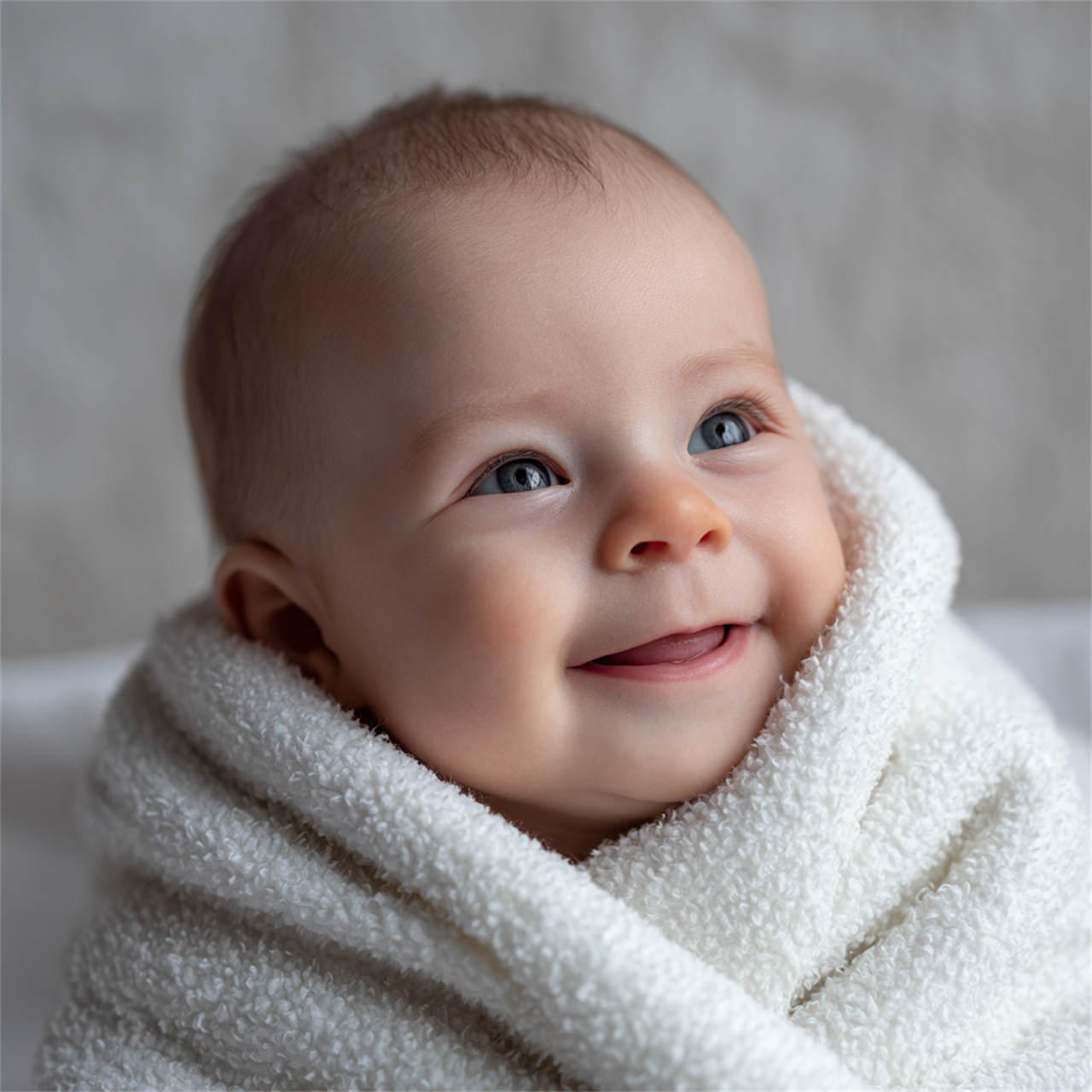 Newborn baby posed in a cosy floral nest, Melbourne newborn photography