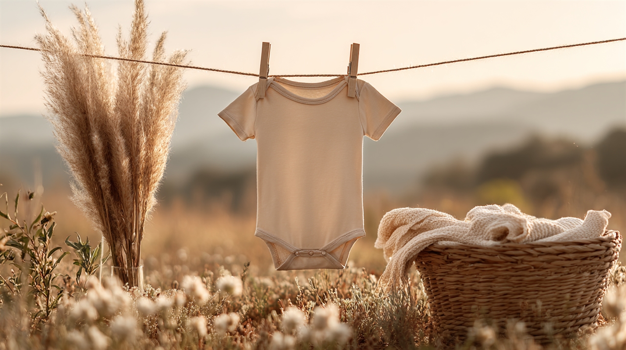 Boho pregnancy announcement scene during warm golden- — Melbourne newborn & baby studio